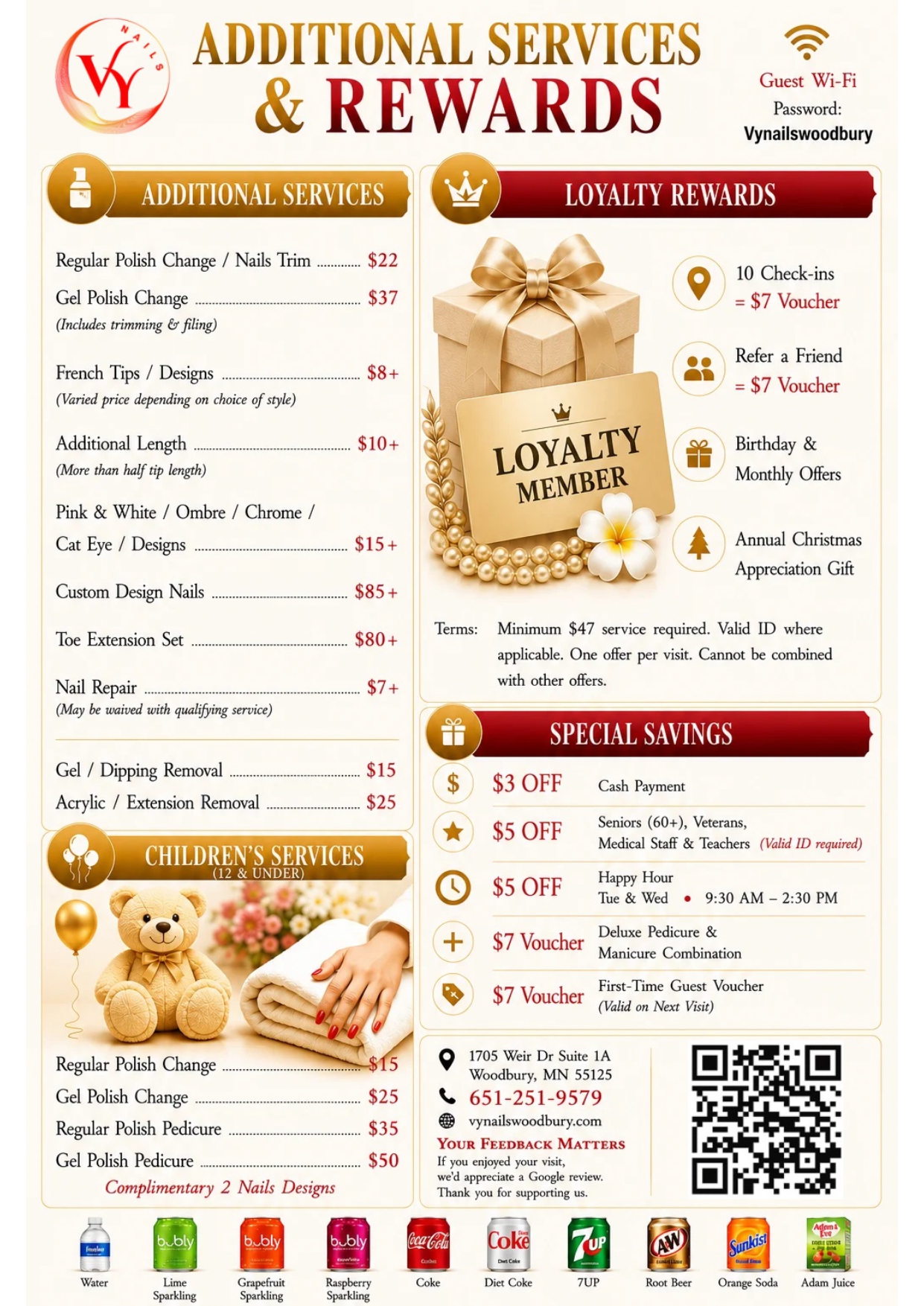 Vy Nails Menu Page 4