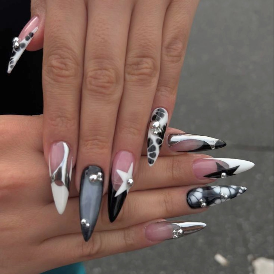 Pretty nail set at Vy Nails MN